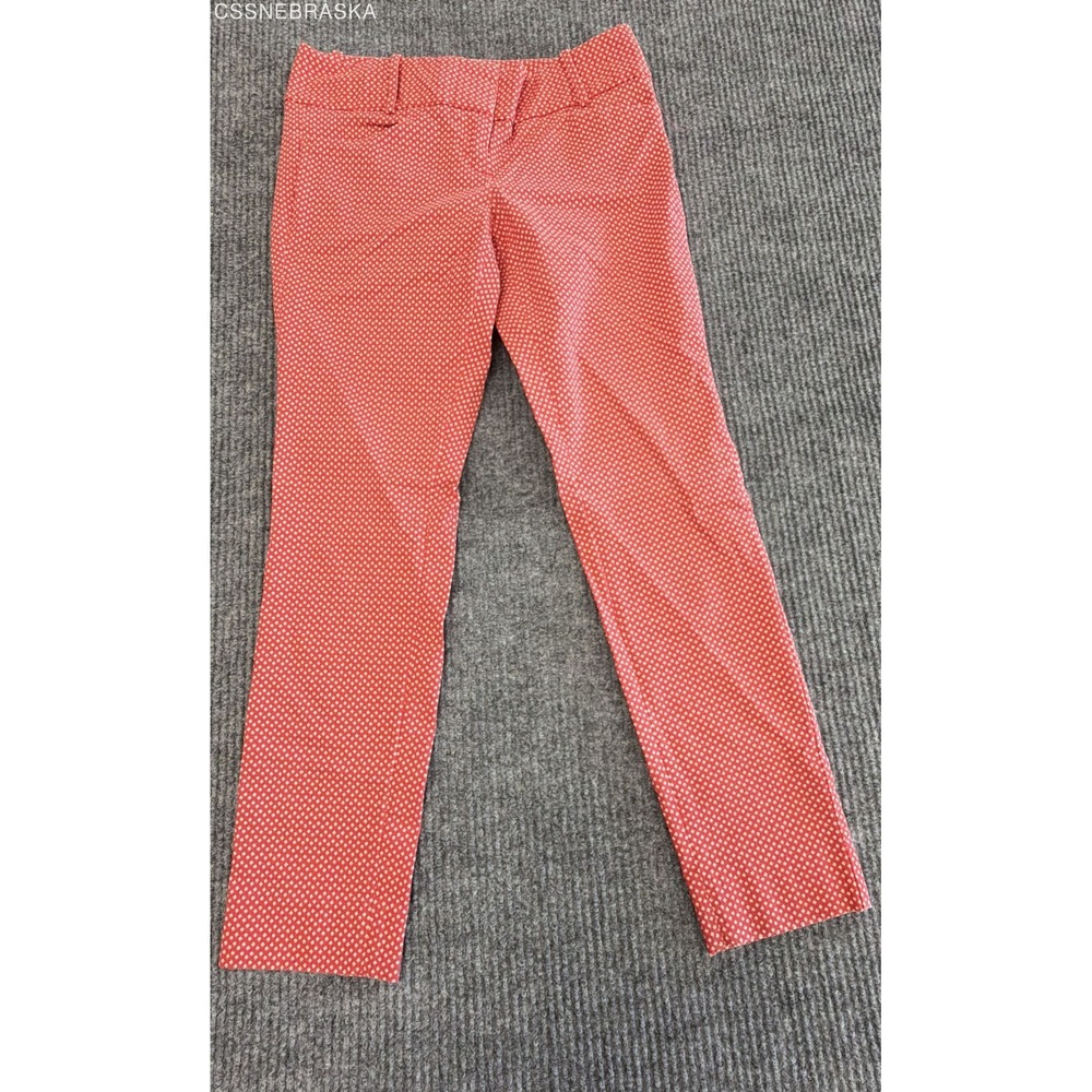 The Limited Geometric Women's Ideal Stretch Micro-Dot Slim Ankle Dress Pants - 2